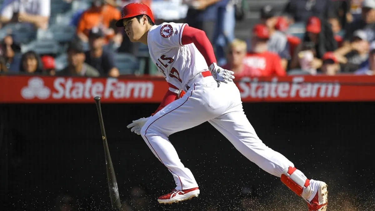 大谷翔平本場比賽4個打數有兩支二壘安打,但天使最終還是遭到完封。(美聯社)