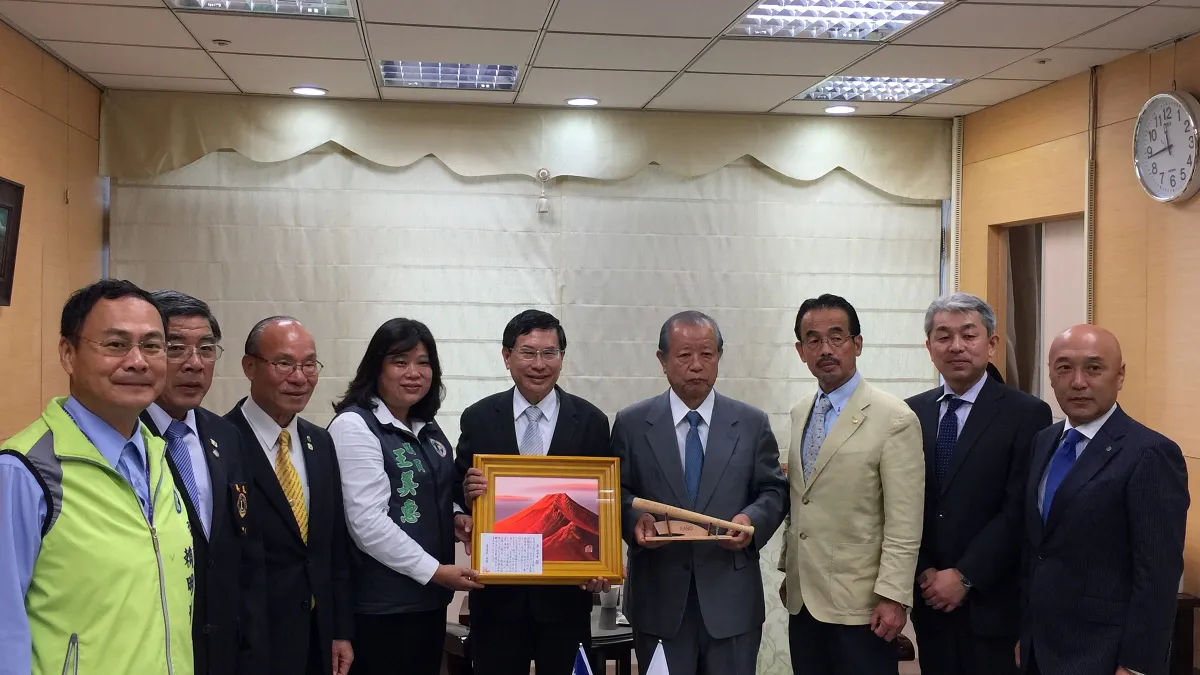 深化台日地方交流 日本靜岡縣小山町長訪嘉義市