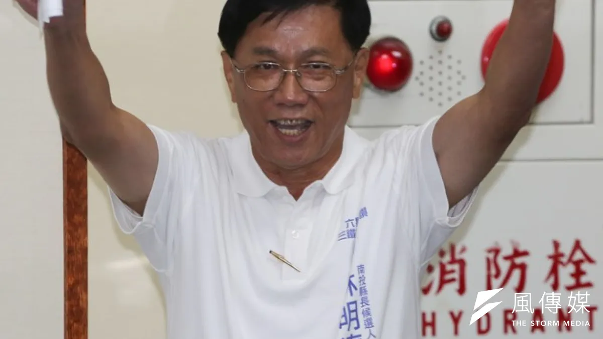 副總統吳敦義夫妻努力固盤,加上推出在地經營許久的立委林明溱,讓林明溱一直保持領先到最後勝出。(余志偉攝)