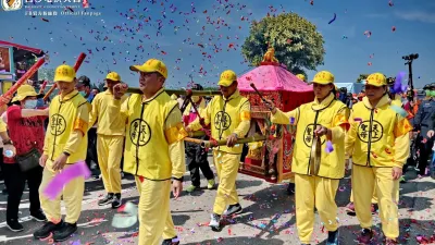 白沙屯媽祖進香活動即將於5月3日抵達北港朝天宮,雲林縣府全力備戰。(圖/bstmz@facebook提供)