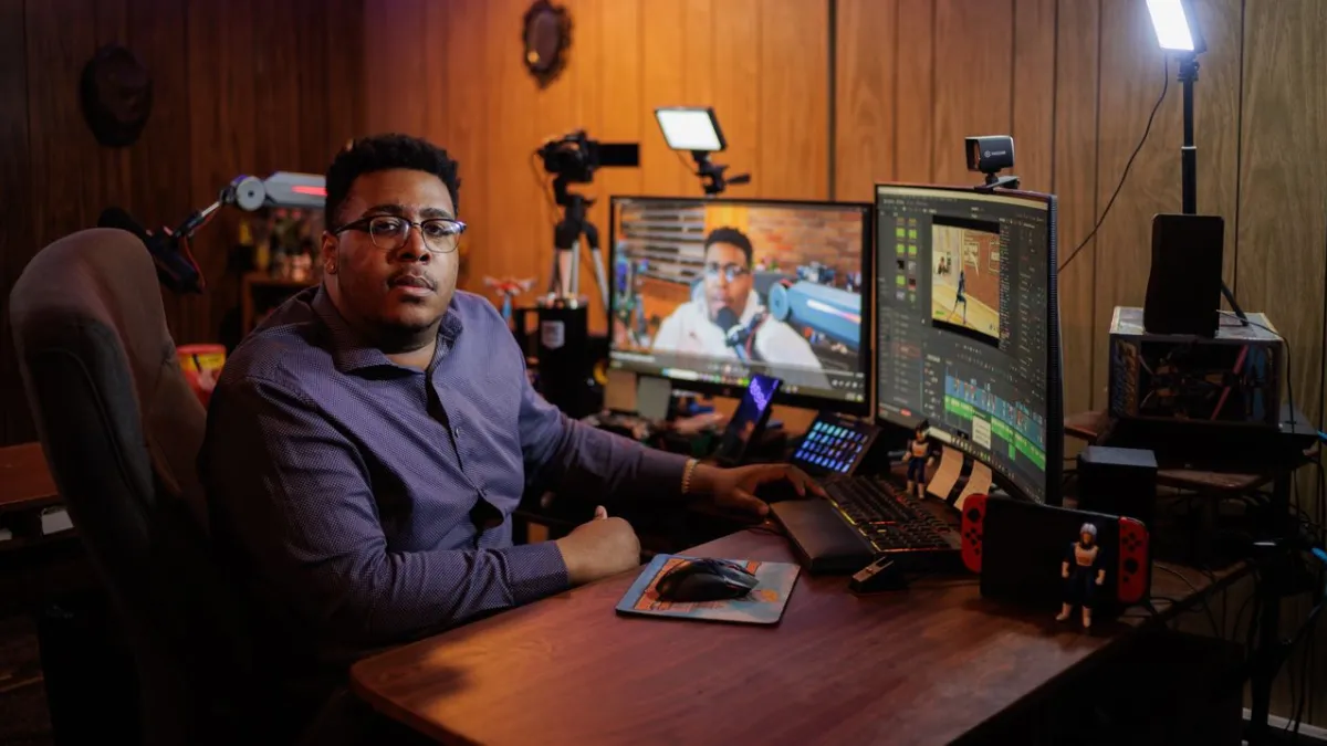 Clint Brantley是一名全職創作者,他與《要塞英雄》相關的影片在TikTok、YouTube和Twitch上的平均瀏覽量達10萬次。(The Wall Street Journal)