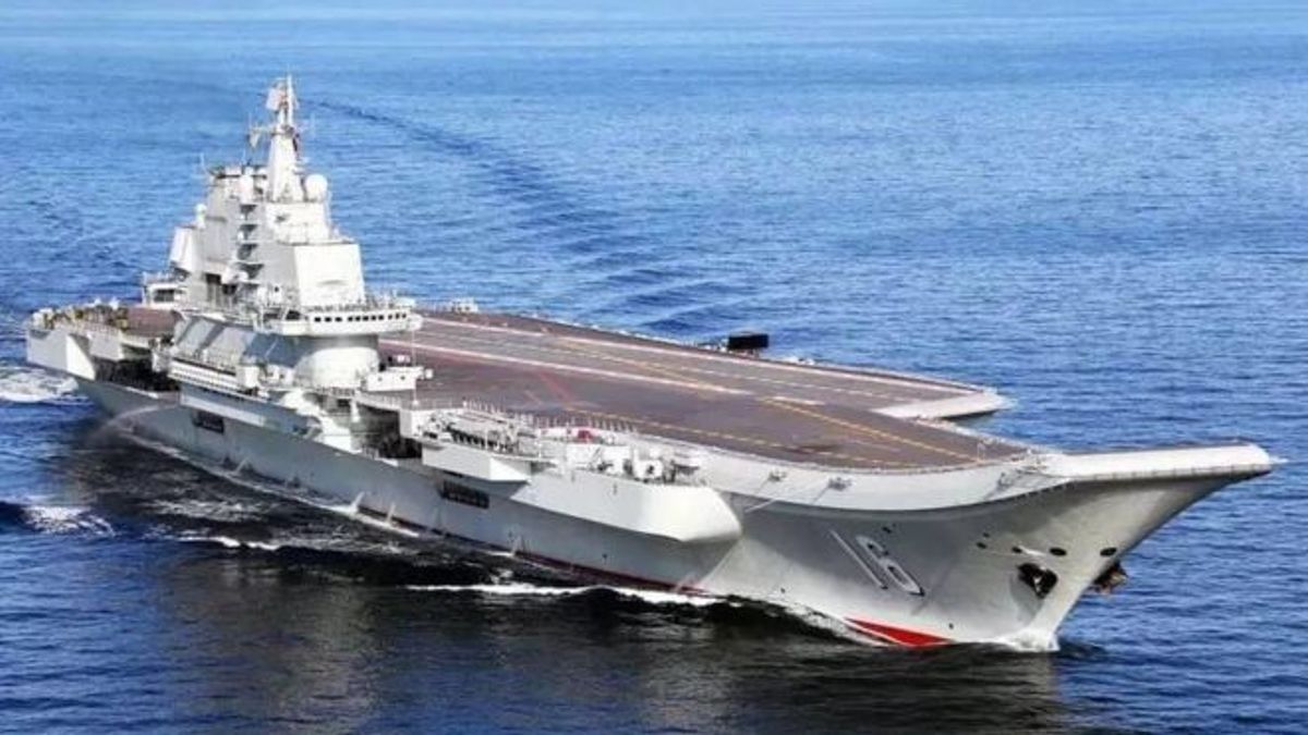 中國遼寧艦航空母艦編隊在渤海空域實兵實彈演習。(BBC中文網) 中國遼寧艦航空母艦編隊在渤海空域實兵實彈演習。(BBC中文網)