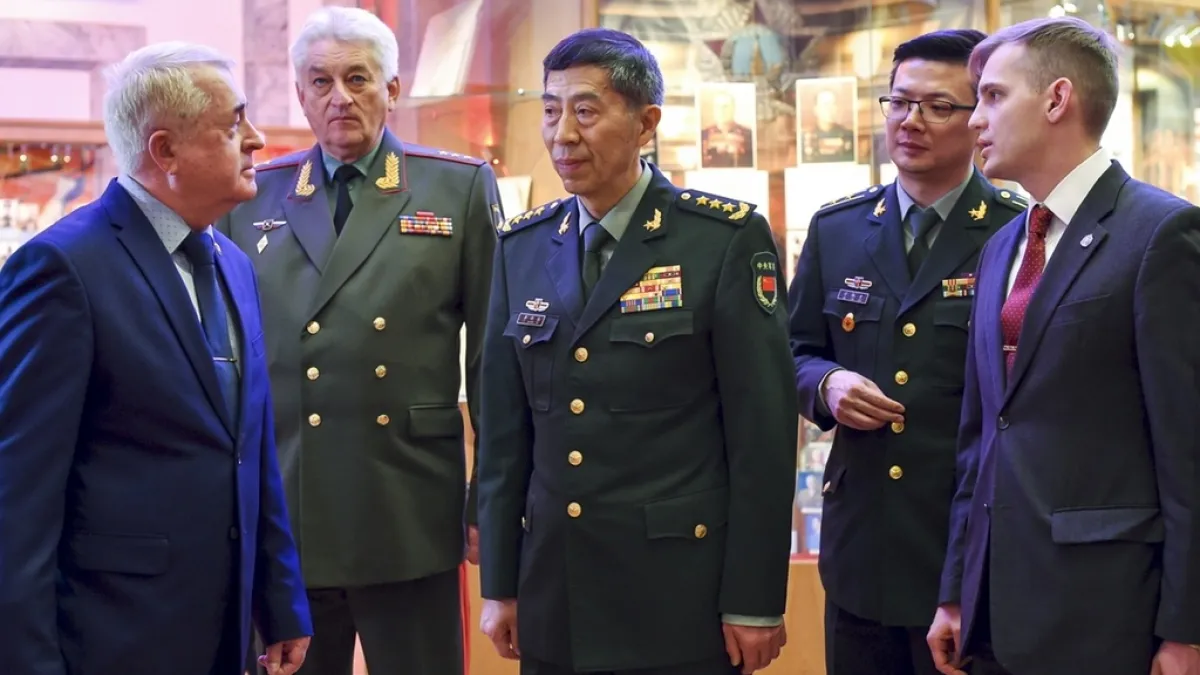 中國國防部長李尚福落馬說明習近平的地位已牢固不可撼動,可以毫無顧忌地在官員去留和人事安排上動手術。(美聯社)
