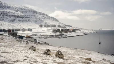今年早些時候,格陵蘭首府努克(Nuuk)。(The Wall Street Journal)