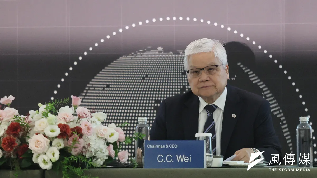 20260716-台積電董事長魏哲家16日出席台積電2026年第二季法說會。(柯承惠攝)