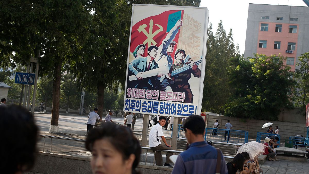 北韓首都平壤街景。(美聯社) 北韓首都平壤街景。(美聯社)