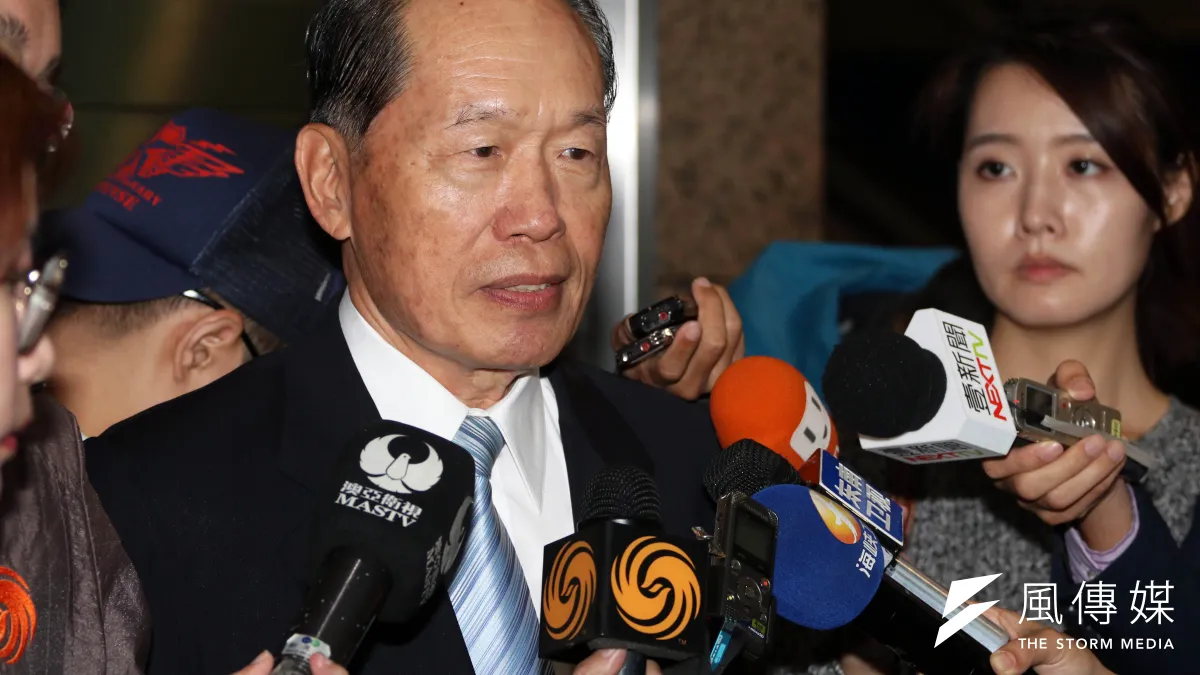 國民黨主席選舉難得六路人馬競逐激烈,意外迸出軍系副主席加入戰火,左比吳敦義右打詹啟賢,還砲轟立法院黨團。(蘇仲泓攝)