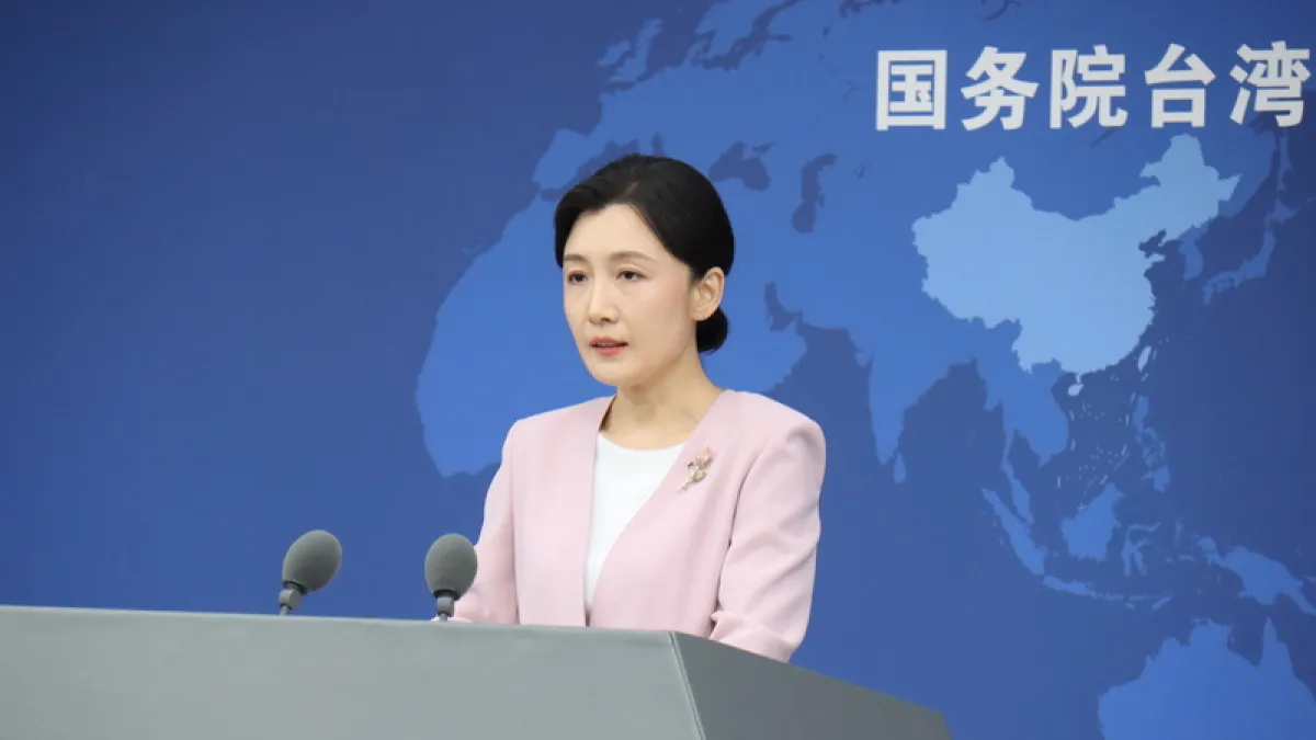 台湾の洪申翰労働部長が南京でAPEC閣僚会合に出席することについて、中国国務院台湾事務弁公室(国台弁)の張晗報道官は記者会見で、学界の予想に反して「中国台湾」とは呼ばず、「台湾地区」と表現し、譲歩とも受け取れる姿勢を示した。(写真/中央社)