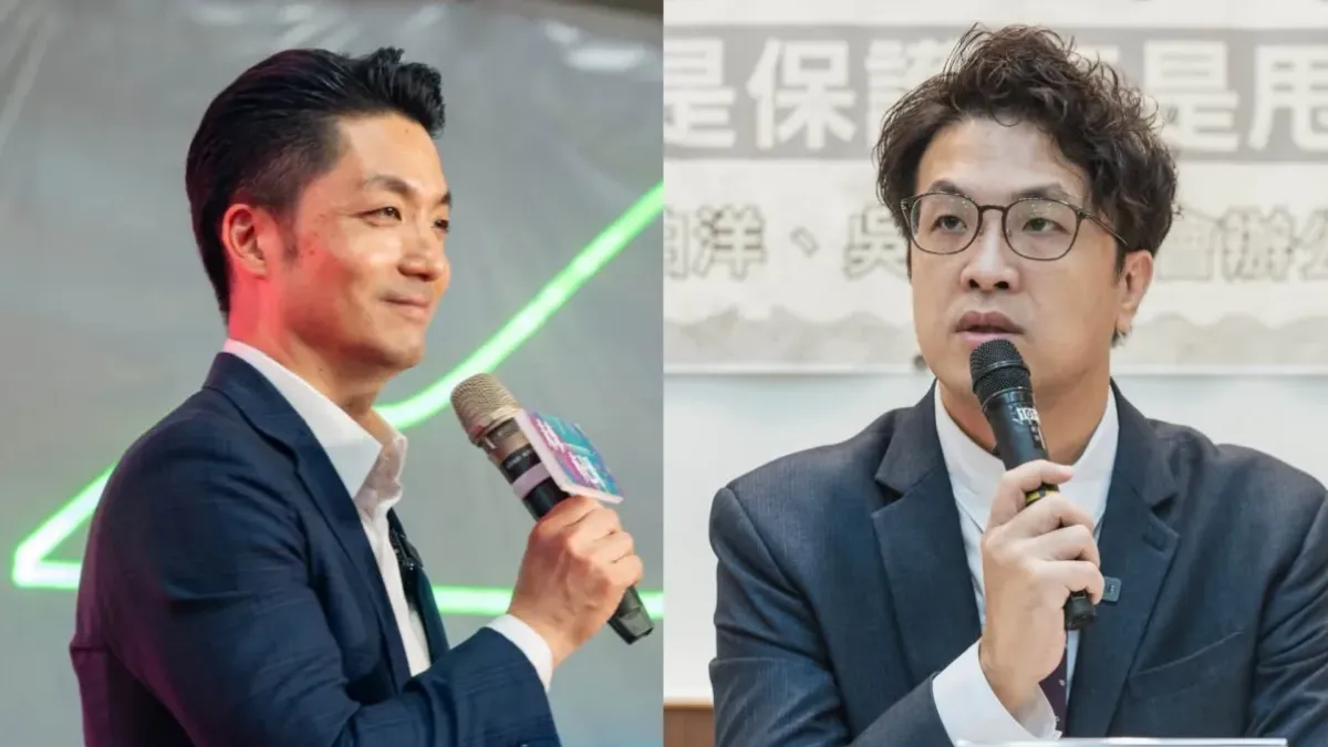 2026年九合一選舉將於11月28日投票,台北市長選戰進入倒數階段,尋求連任的台北市長蔣萬安與民進黨台北市長參選人沈伯洋,確定於10月31日舉行首場電視辯論。(圖/風傳媒資料照)
