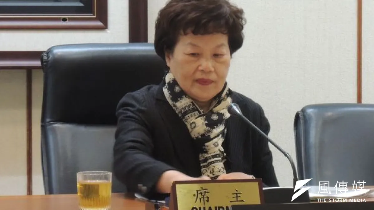 統計處長林麗貞公布11月訂單數據仍不如預期。(葉瑜娟攝)