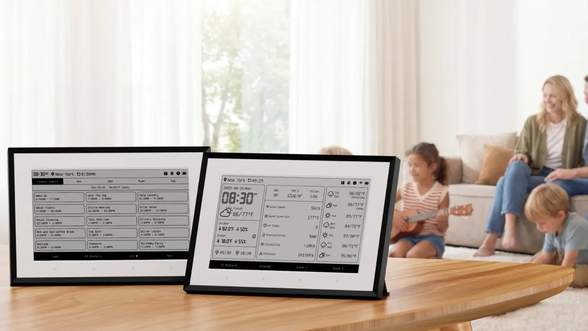 SwitchBot Introduces E-Ink Weather Station with Built-In Smart Calendar