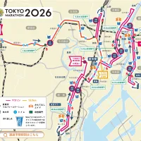 東京マラソンが新施策「おもてなしエイド」でランナーを鼓舞し、日本の食文化を世界へ発信する。(写真/東京マラソン提供) 東京マラソンが新施策「おもてなしエイド」でランナーを鼓舞し、日本の食文化を世界へ発信する。(写真/東京マラソン提供)