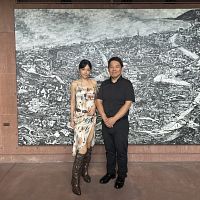 左:台湾のインフルエンサー・Iris Huoさん、右:SEKIYA RESORT代表取締役社長・林太一郎氏(写真/SEKIYA RESORT提供) 左:台湾のインフルエンサー・Iris Huoさん、右:SEKIYA RESORT代表取締役社長・林太一郎氏(写真/SEKIYA RESORT提供)