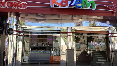 Kazem Ice Cafe 加薩店外觀。(取自臉書)