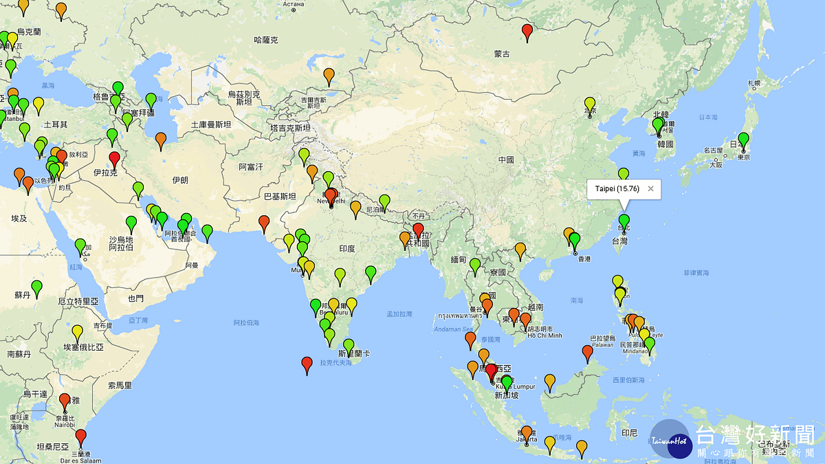 2017全球城市安全指數 台北名列第3 2017全球城市安全指數 台北名列第3