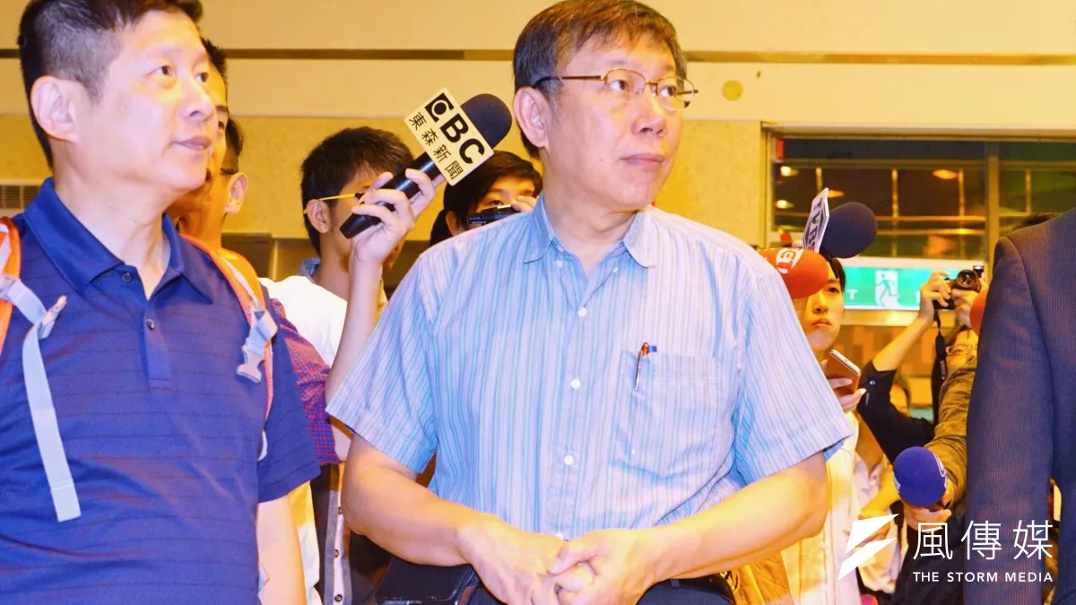 為自己喊冤的台大醫師說要選台北市長復仇,柯文哲讓自己的宣言成真。(資料照,盧逸峰攝)