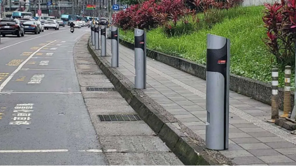 スマート路側設備を活用した駐車サービスのイメージ図。(写真/新北市交通局提供)