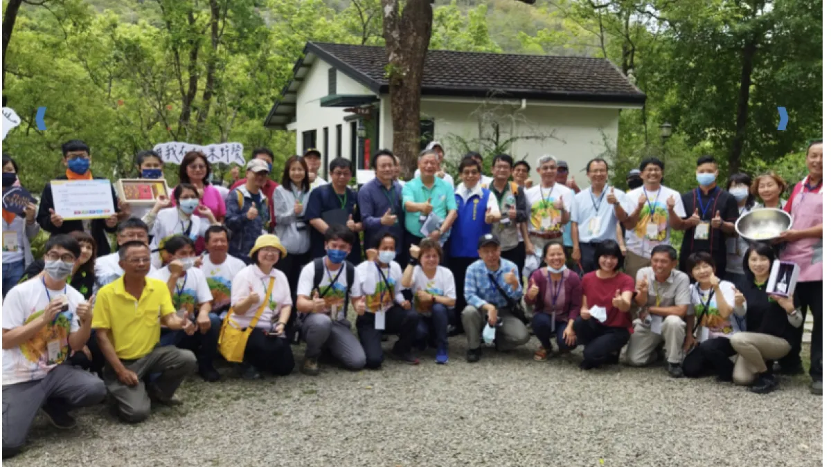 「第二屆金牌農村競賽」14日公告比賽結果,代表南投縣參賽的埔里鎮珠仔山社區及埔里鎮桃米休閒農業區獲得最高榮譽的金牌-桃米社區。(圖/南投縣政府)