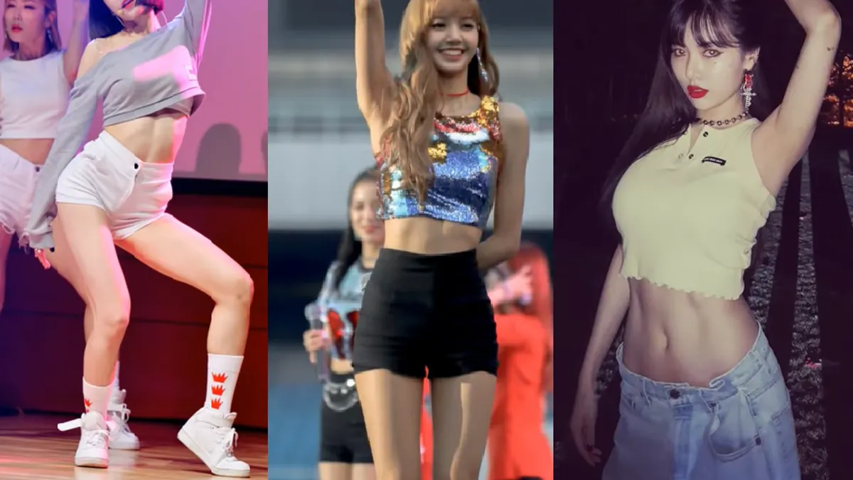 不需要健身器材,在家也能練出韓國女idol的名品腹肌!(圖/取自youtube) 不需要健身器材,在家也能練出韓國女idol的名品腹肌!(圖/取自youtube)