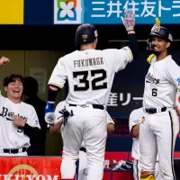 7回、福永奨が勝ち越しとなる今季1号ソロ本塁打を放った。(写真/丁勤紜撮影) 7回、福永奨が勝ち越しとなる今季1号ソロ本塁打を放った。(写真/丁勤紜撮影)
