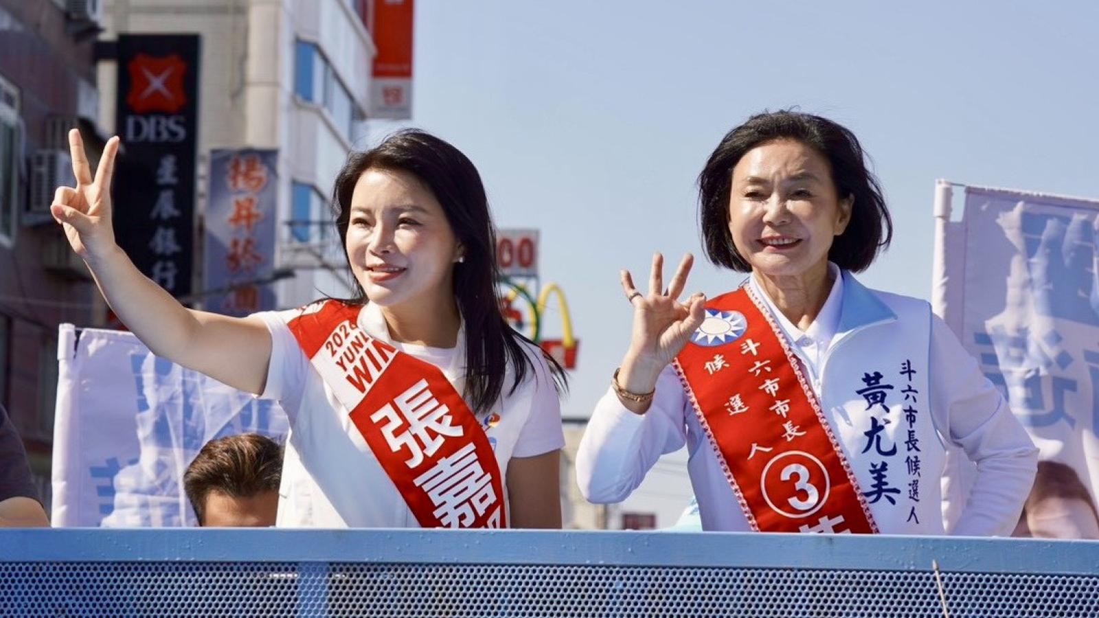 張嘉郡抽到2號喊勝利在握 合體黃尤美斗六車隊掃街拚勝選