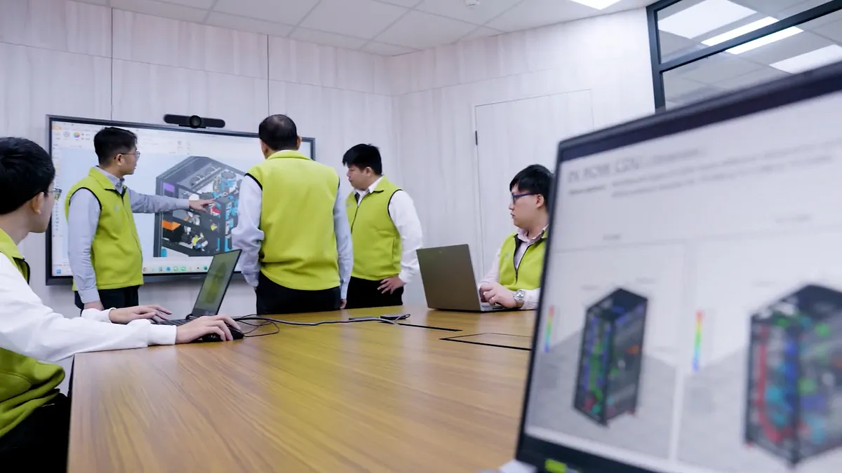 為AI伺服器設計散熱系統的元鈦科技風光登錄興櫃,股價一度衝上800元大關。(資料照,取自YouTube影片)