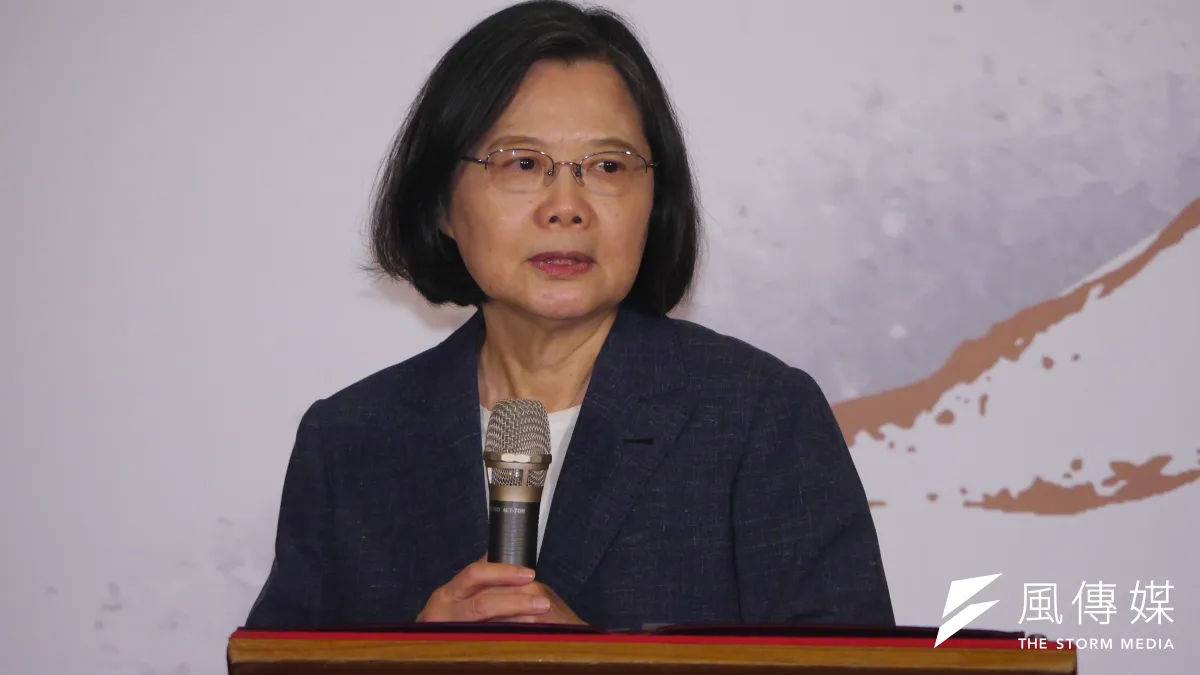 總統蔡英文博士論文陷入爭議。(蔡親傑攝)