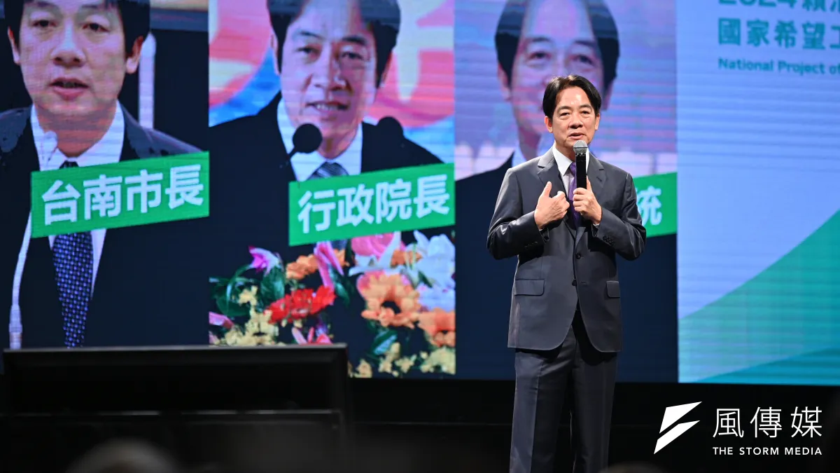 民進黨總統參選人賴清德組「國家希望工程」,應該從說實話開始。(陳昱凱攝)