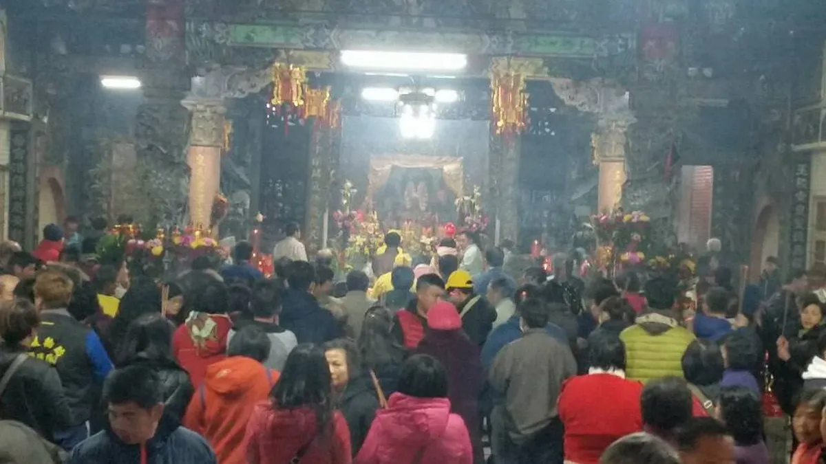 農曆初九天公生 東勢玉清宮香火鼎盛