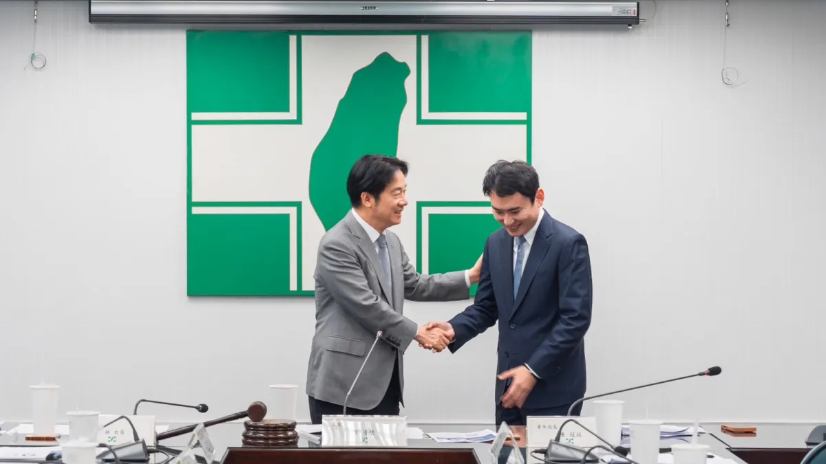 台灣政黨制度雖多元表面,實質已淪為民主外殼下的體制壟斷。民進黨長期掌握權力,在野黨與小黨則無力提出替代路徑或整合群眾。(民進黨提供)