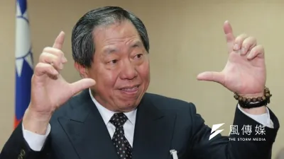 蔡得勝表示,服貿開放後,中國增加對台滲透的空間,這是具有危險性,任何交流擴大都有風險。(吳逸驊攝)