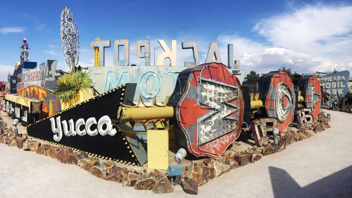 拉斯維加斯的霓虹燈博物館(圖/The Neon Museum) 拉斯維加斯的霓虹燈博物館(圖/The Neon Museum)