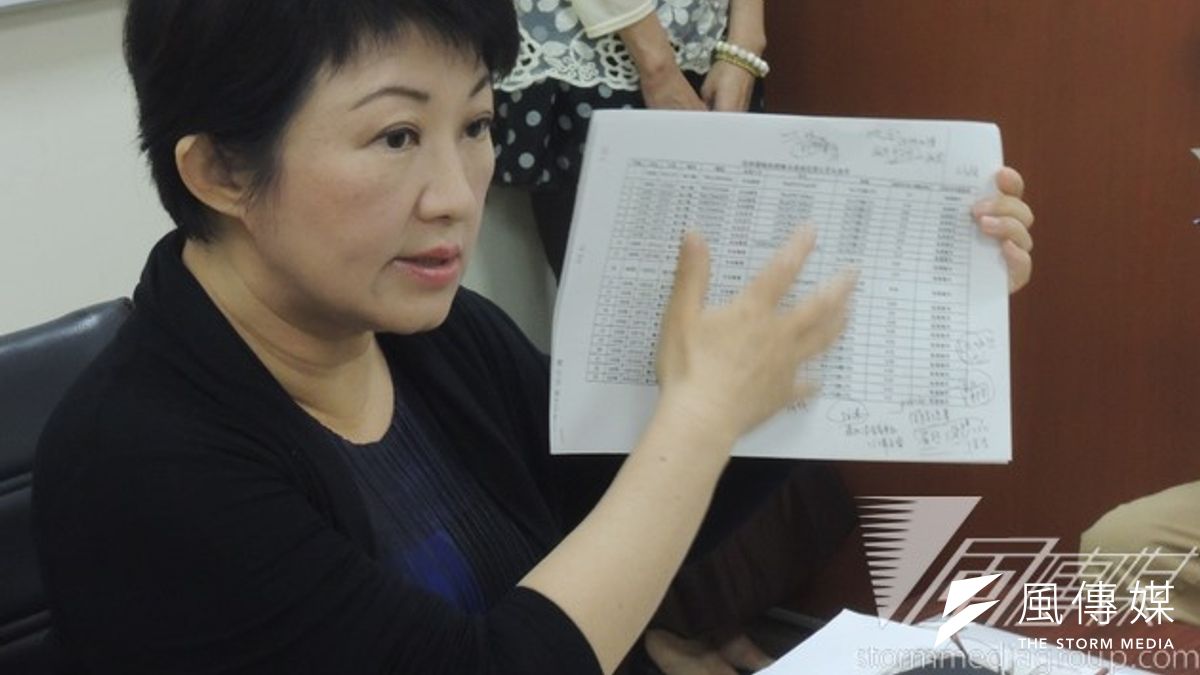 國民黨立委盧秀燕今(4)日召開記者會,公布高雄關進口貨品輻射檢驗的結果,其中共有2百多個貨櫃被驗出含有核分裂產物銫-137。(葉瑜娟攝) 國民黨立委盧秀燕今(4)日召開記者會,公布高雄關進口貨品輻射檢驗的結果,其中共有2百多個貨櫃被驗出含有核分裂產物銫-137。(葉瑜娟攝)