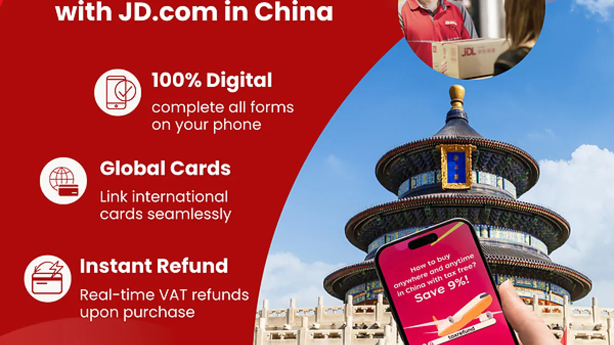 Shop Smarter in China: JD.com Upgrades Online Tax-Free Shopping with Instant VAT Refunds
