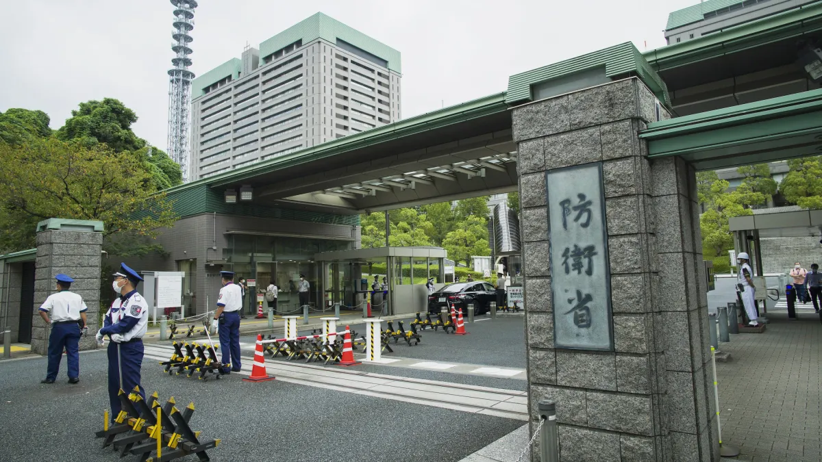 日本防衛省。(美聯社)