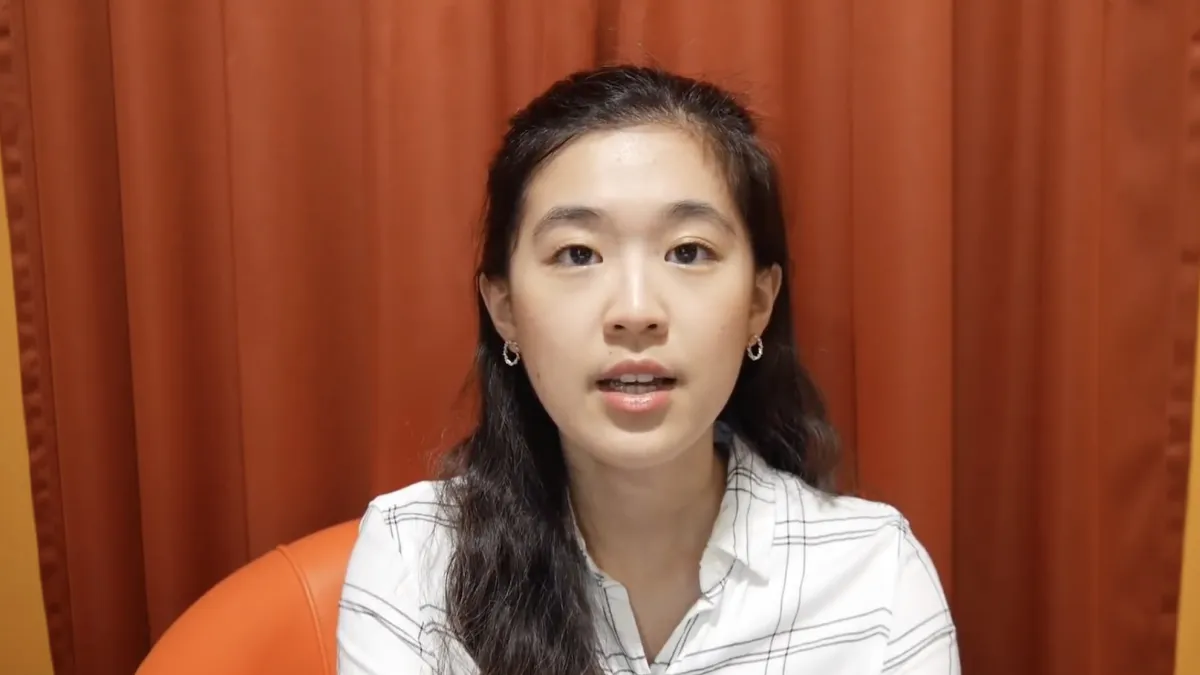 台灣女孩林薇,日前拍攝影片要求譚德塞向台灣道歉。(圖/youtube)