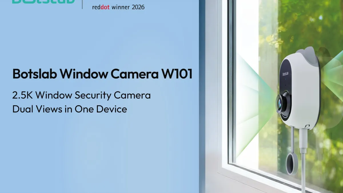 Botslab Launches W101: First Dual Indoor & Outdoor Window Camera