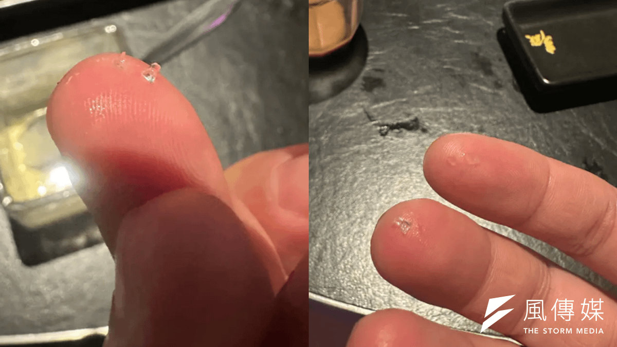 男子在知名麻辣火鍋店用餐時,竟在在冰淇淋中咬到大量玻璃碎片。(圖/翻攝自Dcard) 男子在知名麻辣火鍋店用餐時,竟在在冰淇淋中咬到大量玻璃碎片。(圖/翻攝自Dcard)