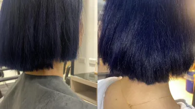 女網友說自己的成果跟想要的造型不一樣。(圖/翻攝自爆料公社)
