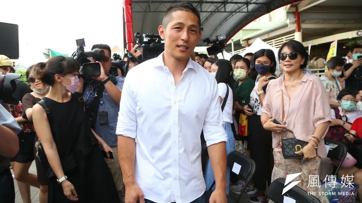 新境界文教基金會副執行長吳怡農(見圖)14日出席米食推廣活動。(顏麟宇攝)