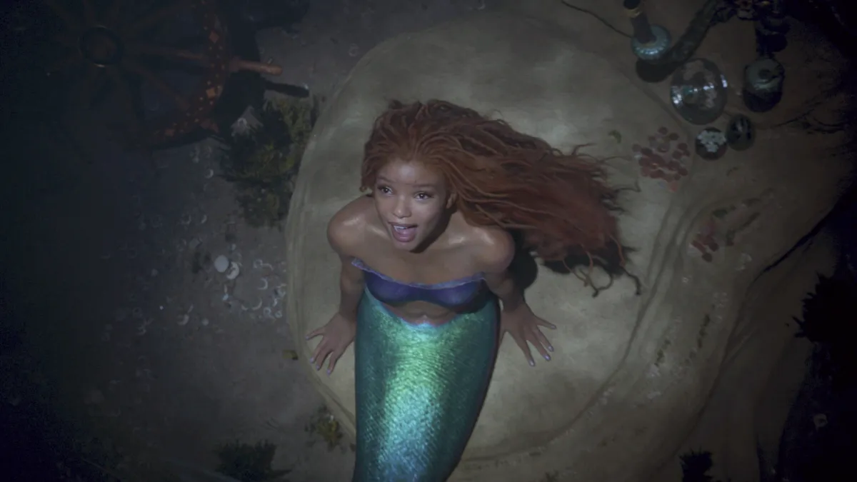迪士尼《小美人魚》真人版電影由非裔女星海莉貝莉(Halle Bailey)飾演女主角(AP)