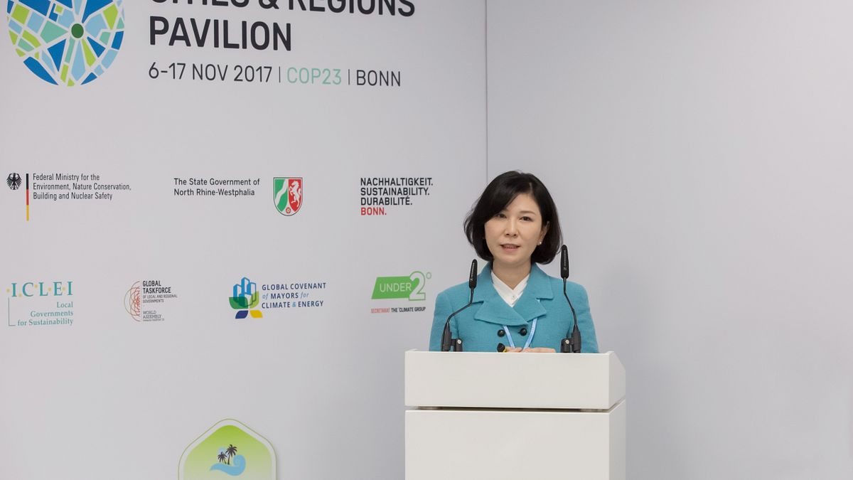 台達電子文教基金會執行長郭珊珊受ICLEI邀約,於COP23周邊會議中分享台達經驗(圖/台達提供) 台達電子文教基金會執行長郭珊珊受ICLEI邀約,於COP23周邊會議中分享台達經驗(圖/台達提供)