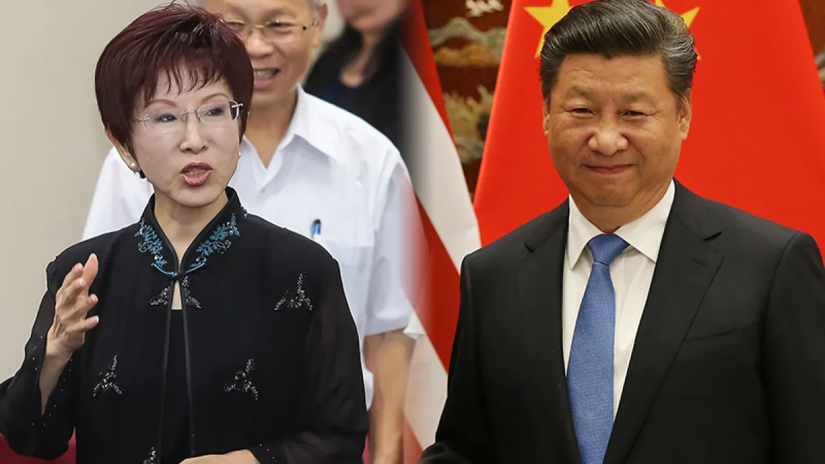 國民黨主席洪秀柱(顏麟宇攝)與中共總雅詠習近平(美聯社)十一月會面。屆時九二共識一中如何表仍將成為焦點。