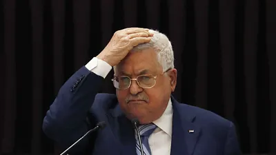 巴勒斯坦自治政府主席阿巴斯。(AP)