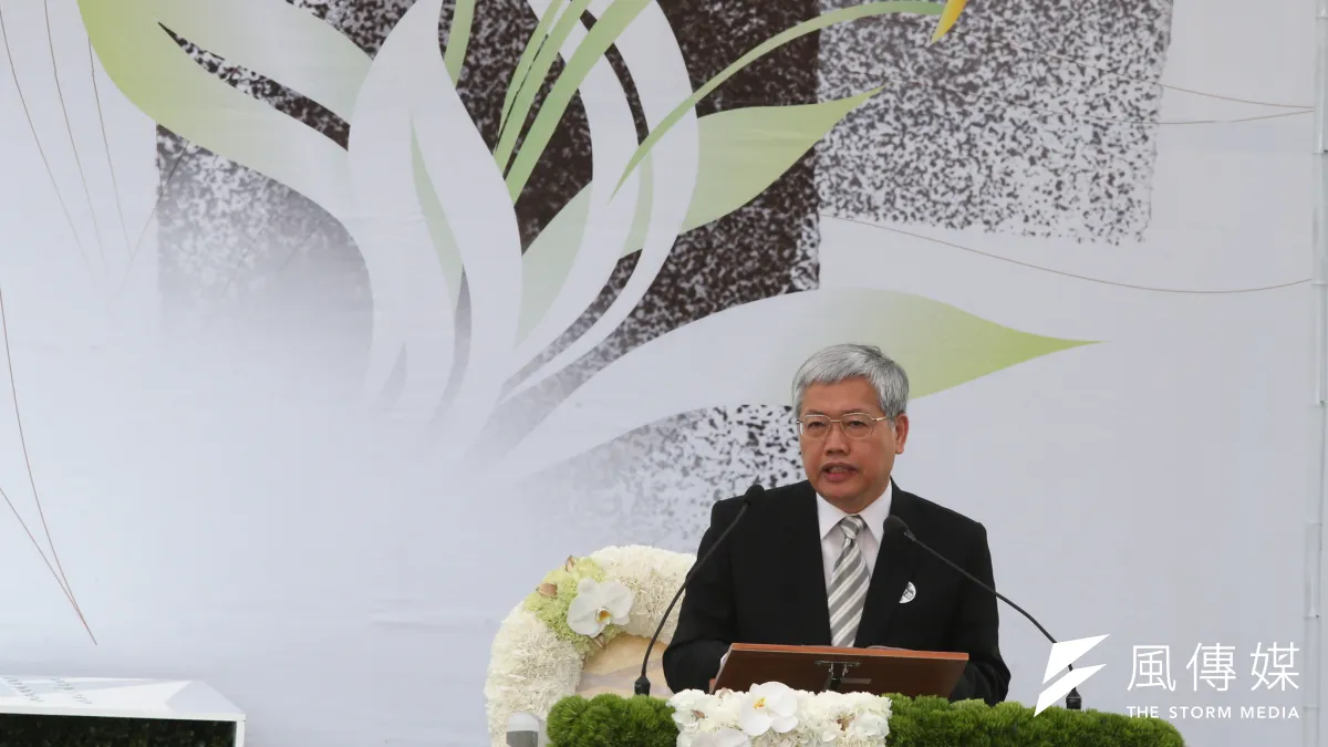 二二八事件69周年中樞紀念儀式,二二八事件紀念基金會董事長陳士魁(陳明仁攝)
