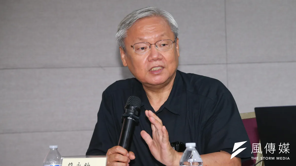 前司法院副院長蘇永欽20日出席「由憲法角度看我國政黨地位與政治參與權」座談會。(顏麟宇攝)