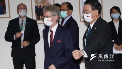 捷克參議院議長韋德齊率團來台參訪。(資料照,盧逸峰攝)