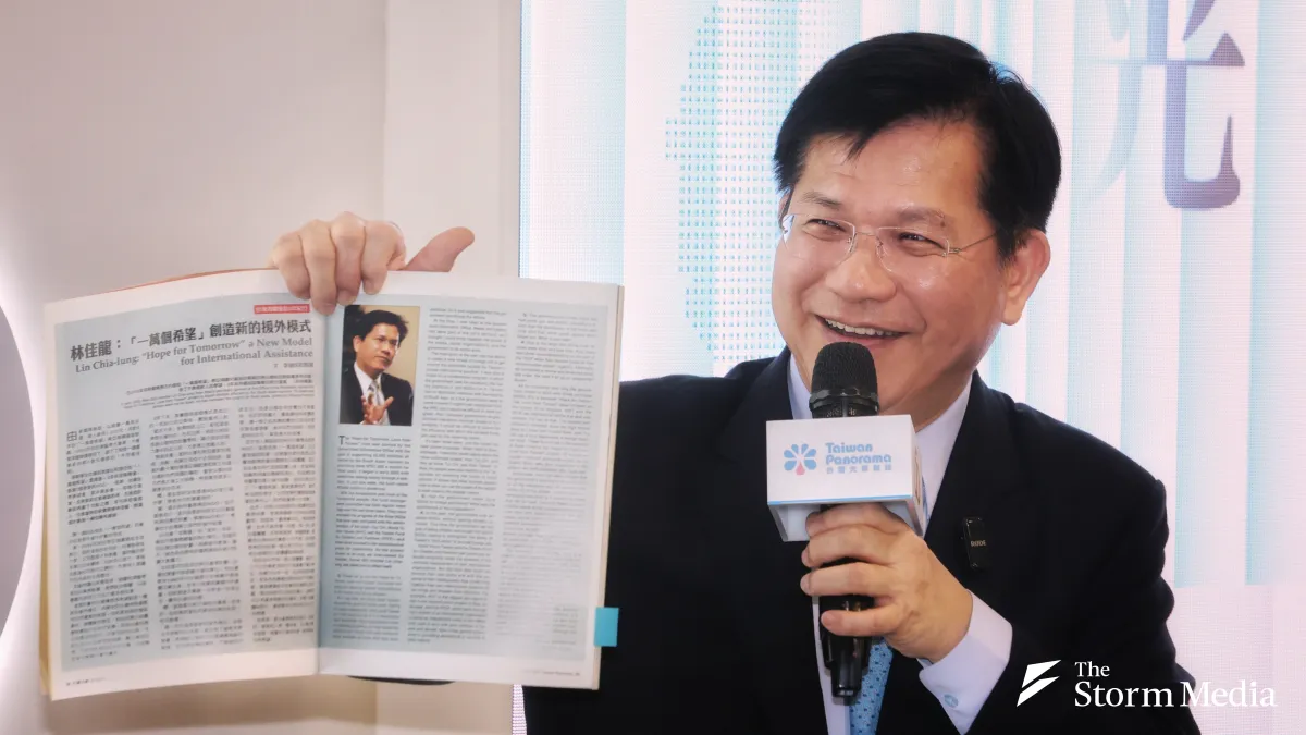 Lin Chia-lung (pictured), an "atypical minister" with no background in the diplomatic corps, has elevated two previously sidelined offices within the Ministry of Foreign Affairs into key strategic hubs. (Photo by Ke Cheng-hui)