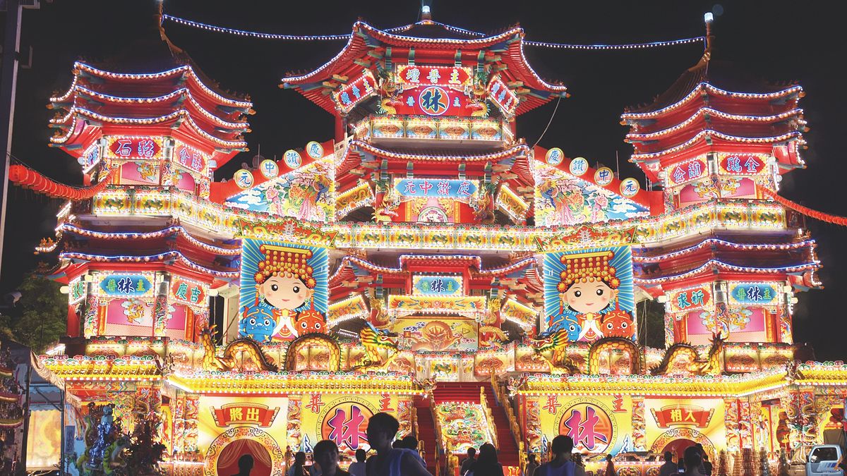 中元祭主普壇(圖/有鹿文化提供) 中元祭主普壇(圖/有鹿文化提供)