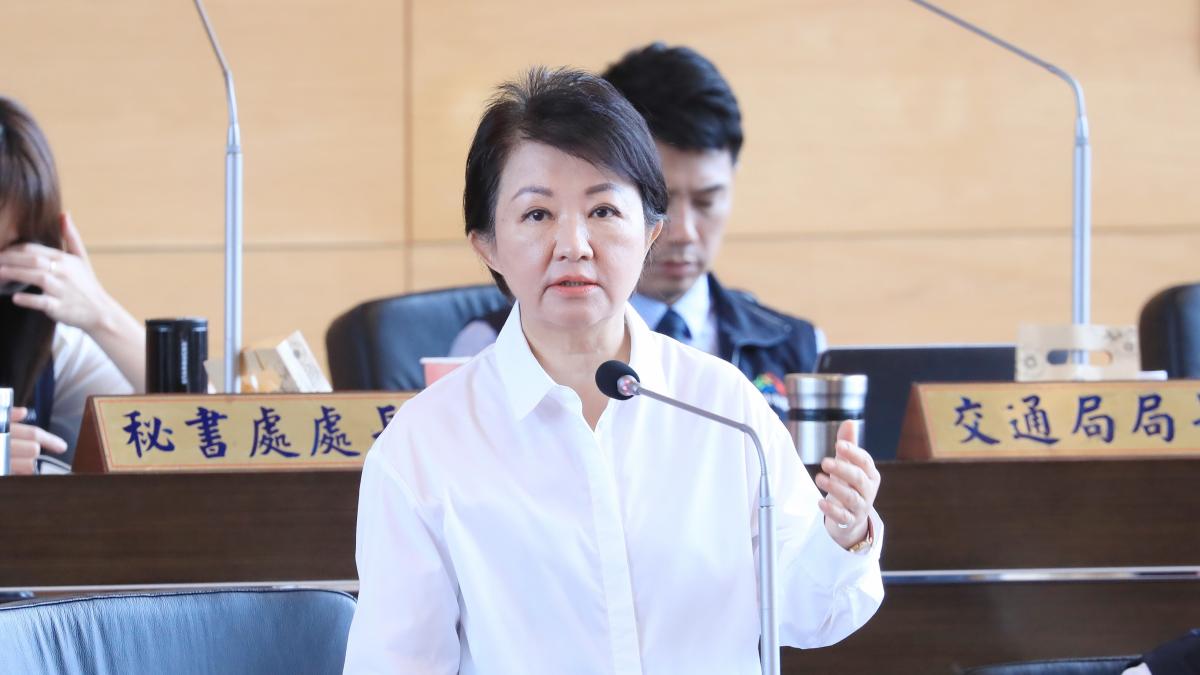 首長「以問答問」民進黨市議會黨團要求盧秀燕道歉 中市府引用憲判回應未違反議事規則